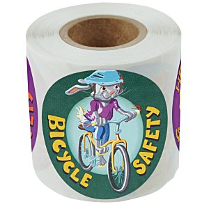 Fun Sticker Roll - Bicycle Safety Main Image