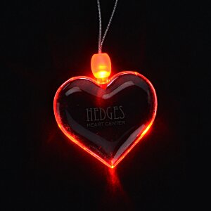 Light-Up Pendant Necklace - Heart Main Image