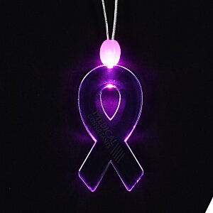 Light-Up Pendant Necklace - Ribbon Main Image