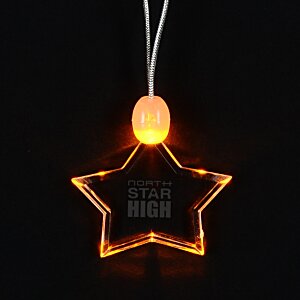 Light-Up Pendant Necklace - Star Main Image