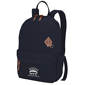 Alternative Basic Cotton Laptop Backpack - 24 hr Main Image