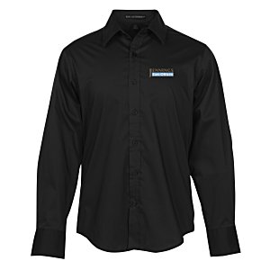 Wrinkle Resistant Stretch Poplin Shirt - Men's - 24 hr Main Image