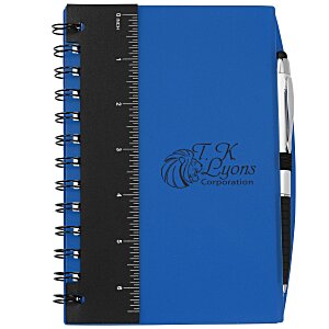 Ruler Notebook with Flags and Pen Main Image