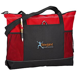 Select Zippered Tote - Embroidered - 24 hr Main Image