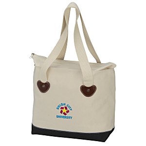 Caspian Zippered Boat Tote - Embroidered Main Image