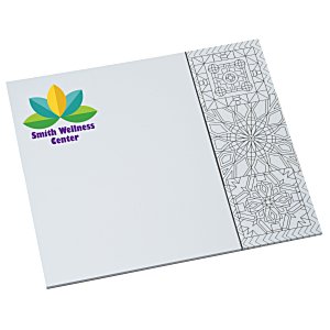Color-In Paper Mouse Pad - Geometric Main Image