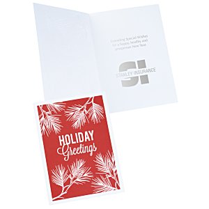 Pine Holiday Greeting Card Main Image