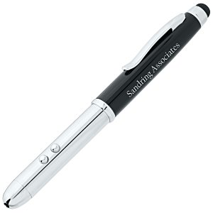 Omni Stylus Metal Pen with Laser Pointer and Flashlight - 24 hr Main Image