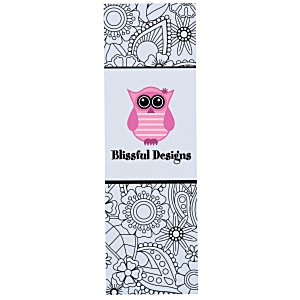 Coloring Bookmark - Floral Main Image