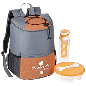 Trendy Sectional Backpack Lunch Set Main Image