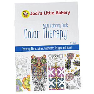 Color Therapy Adult Coloring Book Main Image