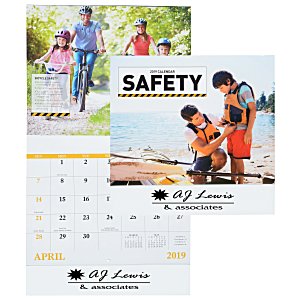 Safety Wall Calendar - Stapled Main Image