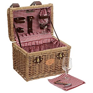 Picnic Time Chardonnay Wine Basket Main Image