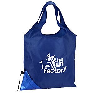 Metallic Accent Foldaway Tote Main Image
