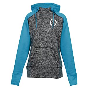 J. America - Cosmic Poly Fleece CB Hoodie - Ladies' - Screen Main Image