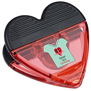 Heart Power Clip - Translucent - Full Color Main Image