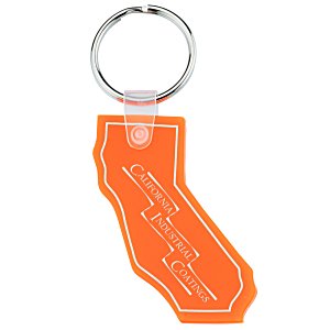 California Soft Keychain - Translucent Main Image