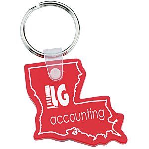 Louisiana Soft Keychain - Translucent Main Image