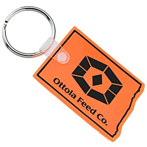 North Dakota Soft Keychain - Translucent Main Image