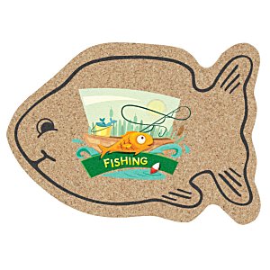 Cork Coaster - Fish - Full Color Main Image