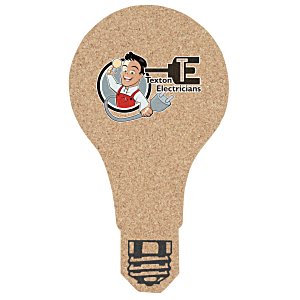 Cork Coaster - Light Bulb - Full Color Main Image