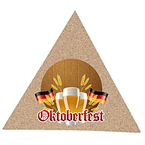 Cork Coaster - Triangle - Full Color Main Image