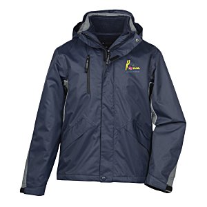 Contrast Color Insulated Jacket Main Image