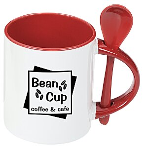 Colorful Trim Spooner Mug - 12 oz. Main Image
