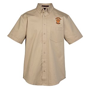 Foundation Teflon Treated Short Sleeve Cotton Shirt - Men's Main Image