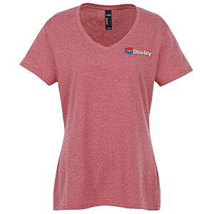 Hanes X-Temp Tri-Blend V-Neck T-Shirt - Ladies' - Embroidered Main Image