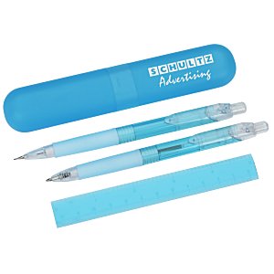 Caribbean Pen and Mechanical Pencil Set with Ruler Main Image