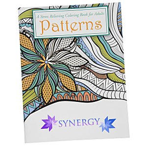 Stress Relieving Adult Coloring Book - Patterns - Full Color Main Image