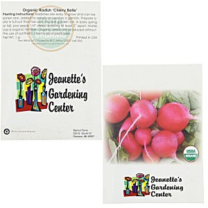 Organic Seed Packet - Radish Main Image