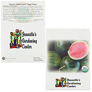 Organic Seed Packet - Watermelon Main Image