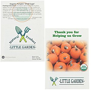 Organic Seed Packet - Pumpkin Main Image