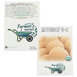 Organic Seed Packet - Cantaloupe Main Image