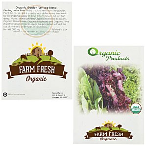 Organic Seed Packet - Lettuce Main Image