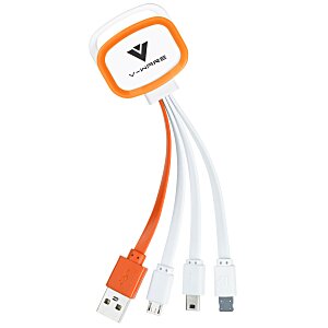 Flashing 3-in-1 Charging Cable - 24 hr Main Image