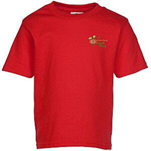 5.2 oz. Cotton T-Shirt - Toddler - Embroidered Main Image