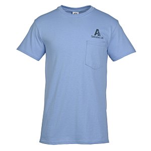 Adult 6 oz. Cotton Pocket T-Shirt - Screen Main Image
