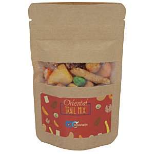 Resealable Kraft Snack Pouch - Oriental Nut Mix Main Image
