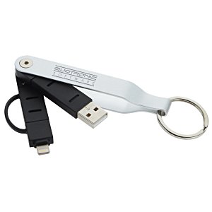 Swivel Charging Cable Keychain Main Image