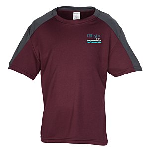 Contender Shoulder Block Athletic Tee - Youth - Embroidered Main Image