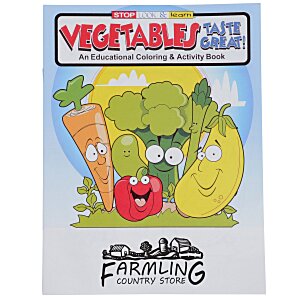 Vegetables Taste Great Coloring Book Main Image