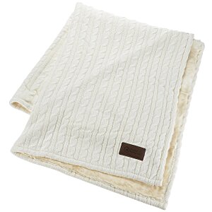 Supreme Cable Knit Cotton Throw Main Image