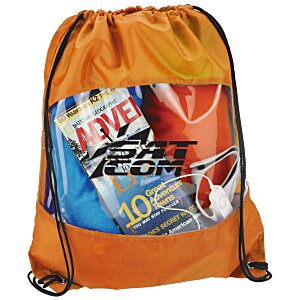 Clear-View Drawstring Bag - 24 hr Main Image