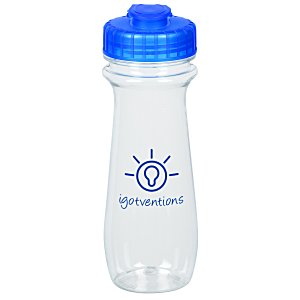 Refresh Flared Water Bottle with Flip Lid - 16 oz. - Clear Main Image