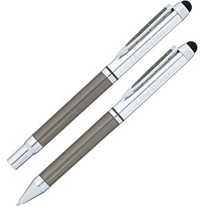 Luxe Lucite Stylus Twist Metal Pen & Rollerball Stylus Pen Set Main Image