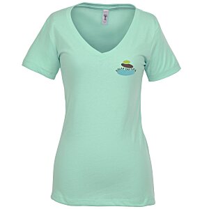 Next Level Ideal V-Neck T-Shirt - Ladies' - Embroidered Main Image