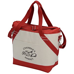 Spacious Canvas Kooler Tote Main Image